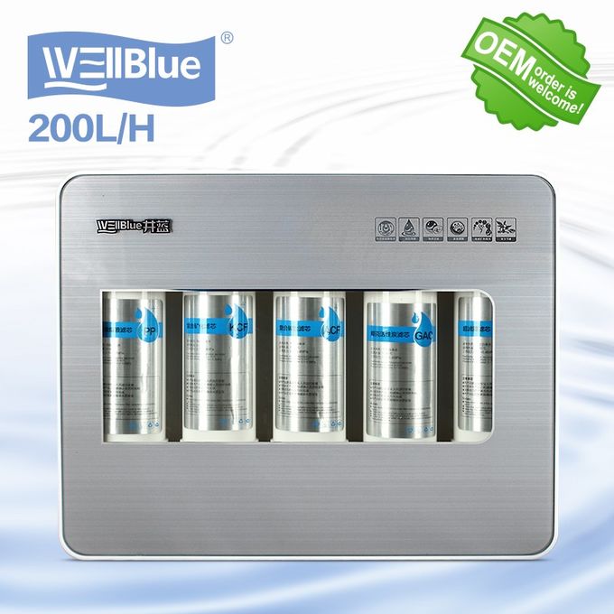 cartouche filtrante alcaline de l'eau d'eau de 5 d'étapes uF d'undersink de machine alcaline de filtre