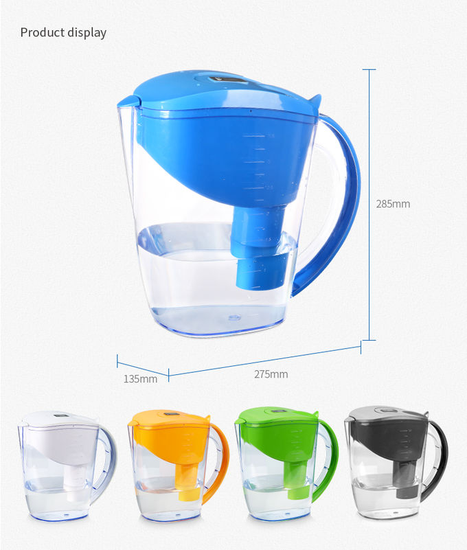 BPA libèrent l'acide de corps humain d'équilibre de catégorie comestible et le broc alcalin alcalin de filtre de cruche d'épurateur de l'eau